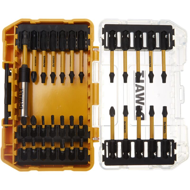 DEWDT70738T Set di Punte da 31 Pezzi. Battente, Nero/Giallo, Size - Dewalt
