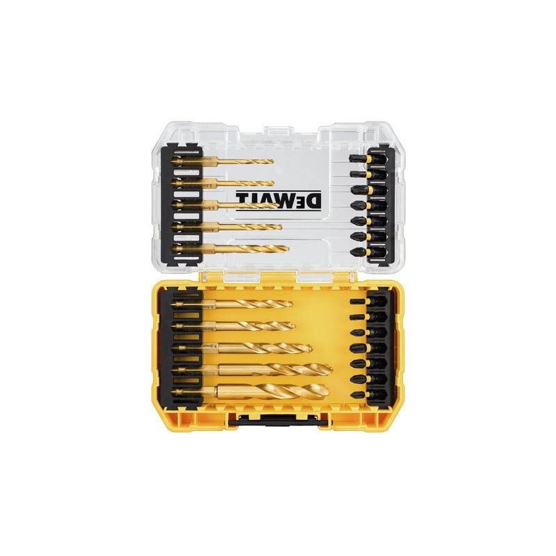 Dewalt - Coffret de forets hss-g Titanium 3mm à 10mm, 24 pièces ( Prix pour 1 )