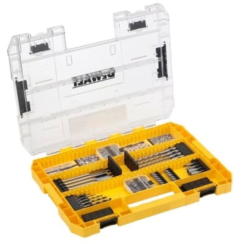Dewalt - DT70762 85 pc Screwdriver Drill Bit Set hss-g Large Tough Case for Tstak