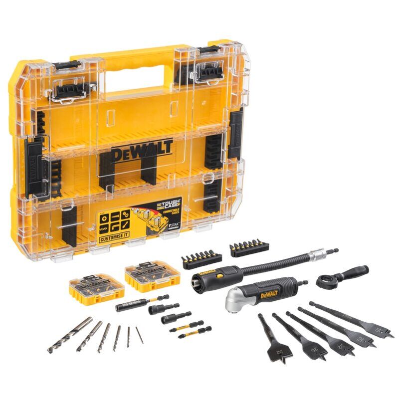 DeWalt DT70776-QZ Extreme 85 Piece Screwdriver Bit Set & Right Angle Attachment