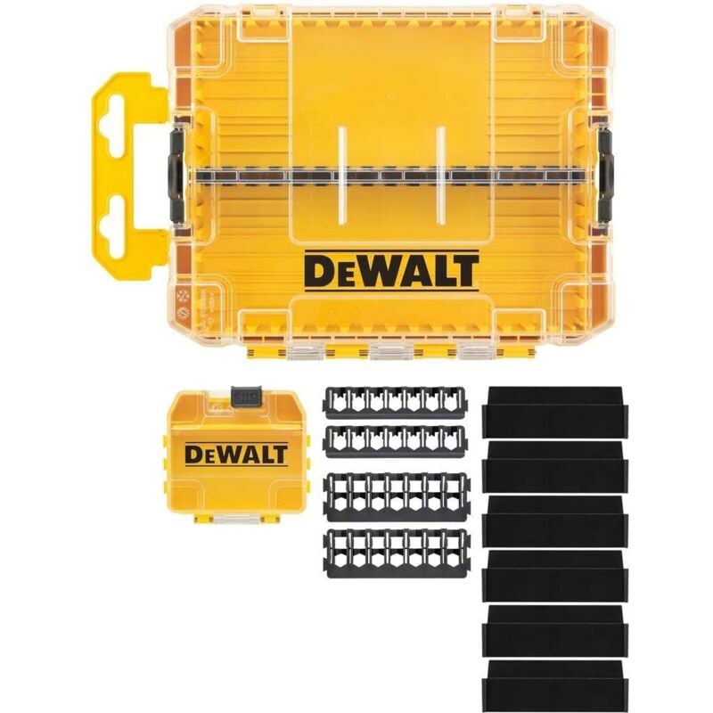 Dewalt - DT70802 Medium Tough Case Organiser + 1x Pozi Bit Small Storage Case