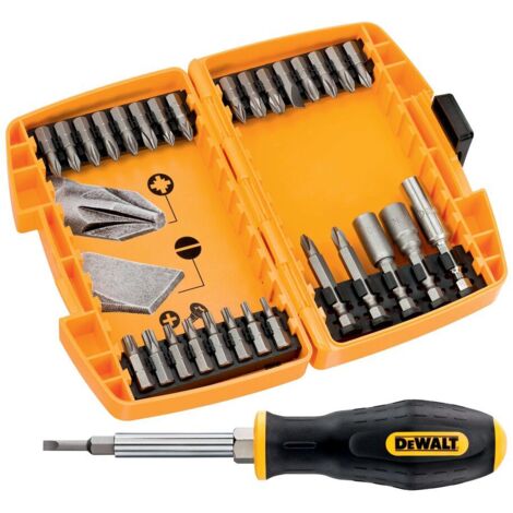 DeWalt DT71506-QZ Kit de 30 piezas para atornillar con atornillador 6 en 1