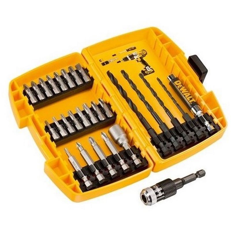 

DEWALT DT71507-QZ Juego de 27 piezas en estuche tipo Tough Case para taladrar y atornillar con adaptador