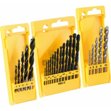 Dewalt DT71582 23 Piece Combination Drill Bits Set Masonry Wood Metal Straight