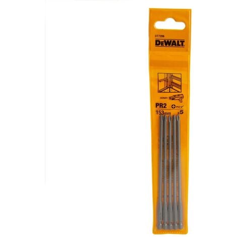 Dewalt DT7206 PR2 153mm PH2 Bit for Autofeed Drywall Screwdriver 5 Pack DCF6201