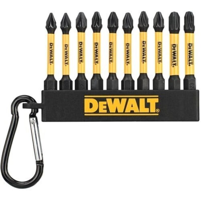Dewalt DT7276-QZ Dt7276Qz Pozi Bit Keyring 10 Piece (Jar Of 50)
