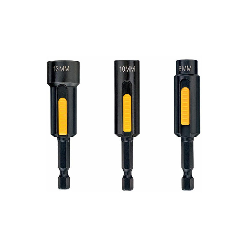 DT7460 3 Piece Impact Rated Cleanable 8, 10 & 13mm Nut Driver Set - Dewalt