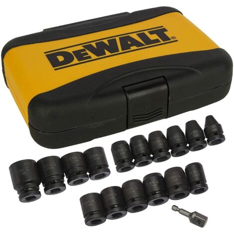 DEWALT DT7506-QZ (17pc) Extreme impact socket set 1/2" square