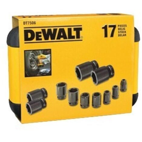 DeWalt DT7506-QZ Set Bussole Trapano Avvitatore 17 pezzi