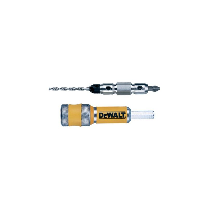 

Dewalt DT7602-XJ Sistema "FLIP & DRIVE" completo Nº 10 con conector, avellanador, broca piloto 5mm y punta de atornillar Pz2