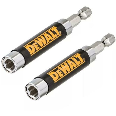 Dewalt DT7701 80mm Retracting Magnetic Screwdriver Bit Holder Finger Saver x 2