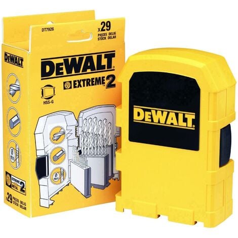 Jeu de forets assortis à queue droite DeWalt, 100 pièces, Accessoire pour  perceuse