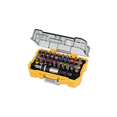 Dewalt DT7969 Ensemble de tournevis 32 pie'ces avec adaptateur de tournevis magne'tique