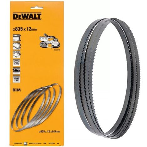 Dewalt DT8463 Bandsaw Blades 4 Pack - 835mm x 12mm x 14 18TPI Suit DCS371