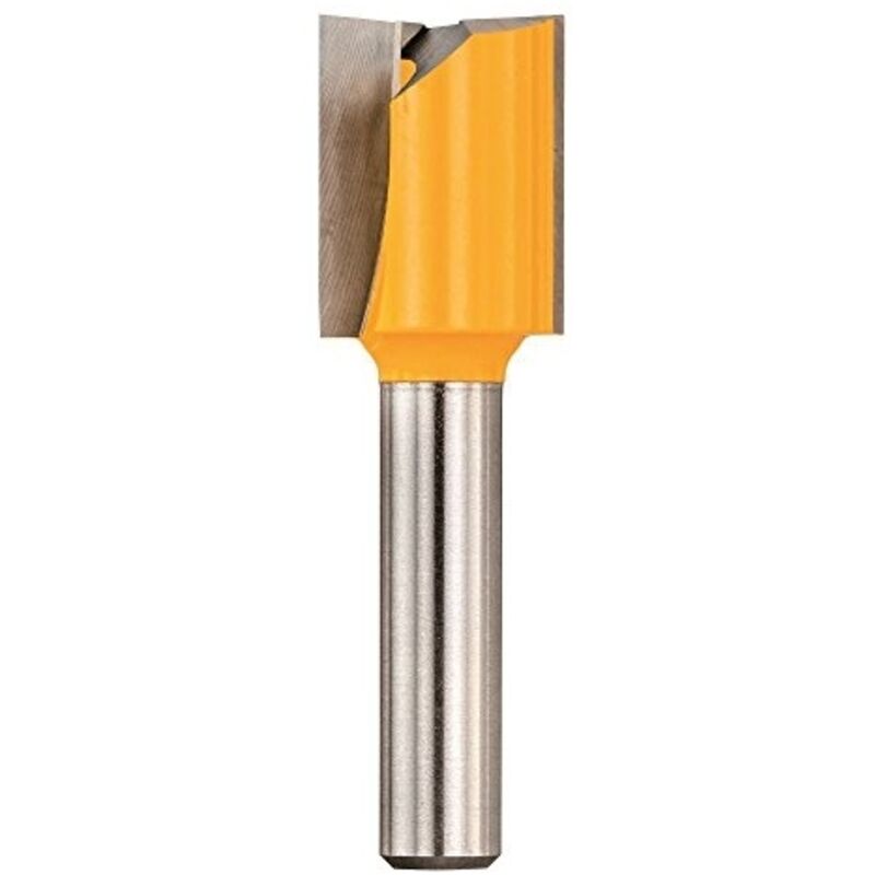 DeWALT Fraise à rainer 2 taillants emmanchement 8mm Ø 10 mm DT90004 QZ