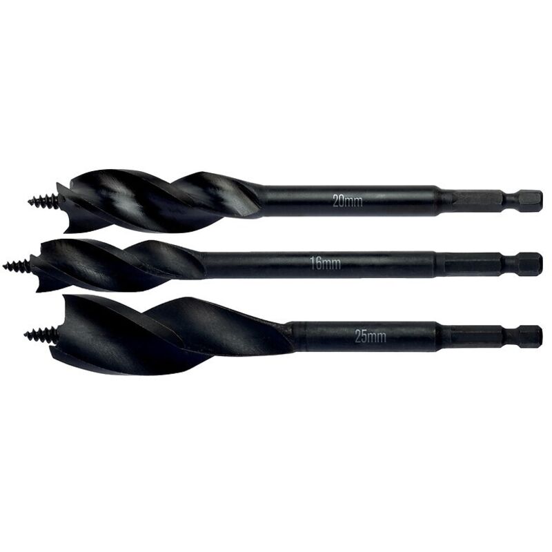Coffret de 6 mèches à bois DEWALT 3 pointes eXtreme Ø 13 à 32 mm DT90238 QZ - vue 3
