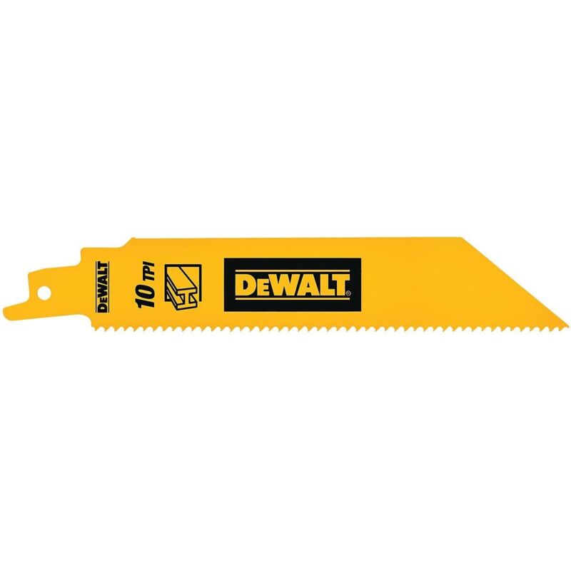 Lames scie sabre DeWalt DT90384 QZ 152 mm 5 unités