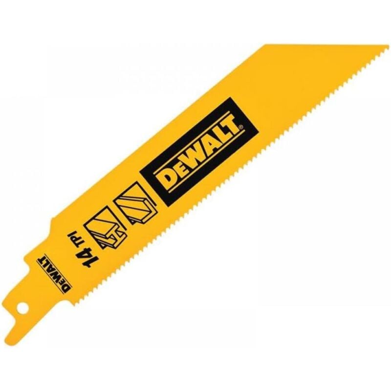 Dewalt - Lame de scie sauteuse bimétallique DT90385-QZ 152 mm 14 tpi 5 pièces