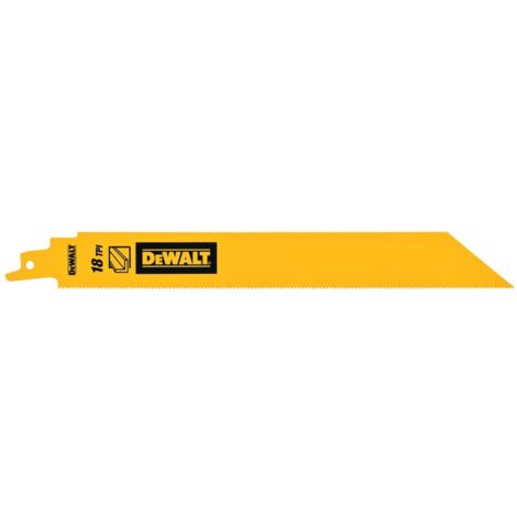 Dewalt DT90388-QZ gerades Sägeblatt BIM 228 mm 18TPI 5 Stück Holz