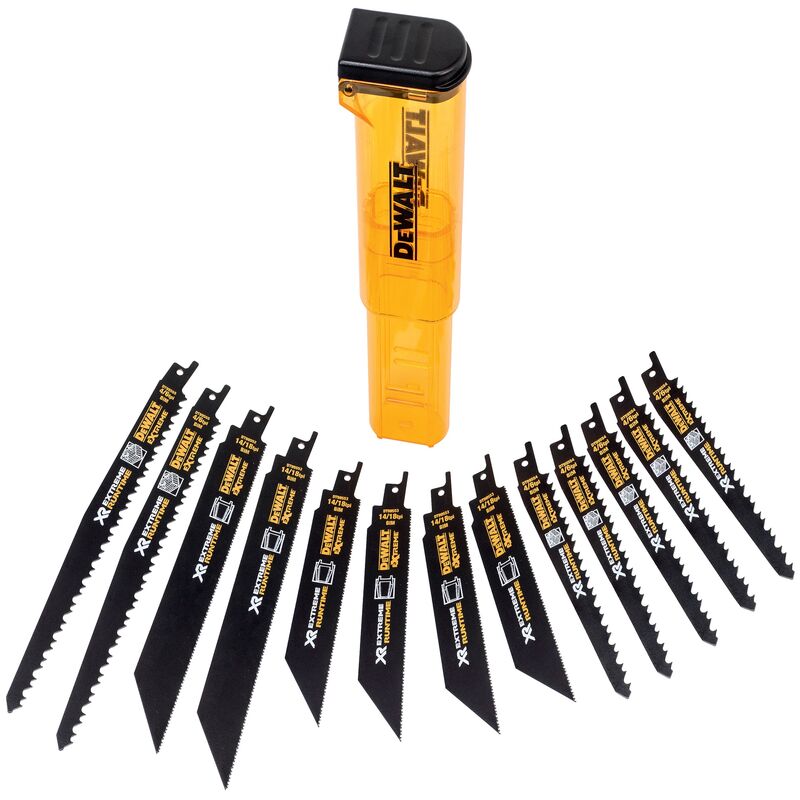 

Dewalt DT99550-QZ Juego de 13 Hojas de Sierra Sable Bi-Metal XR EXTREME RUNTIME