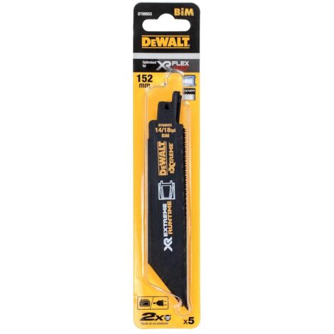 Dewalt DT99553-QZ Lama Sega Diritta 152mm 5 Pezzi Metalli