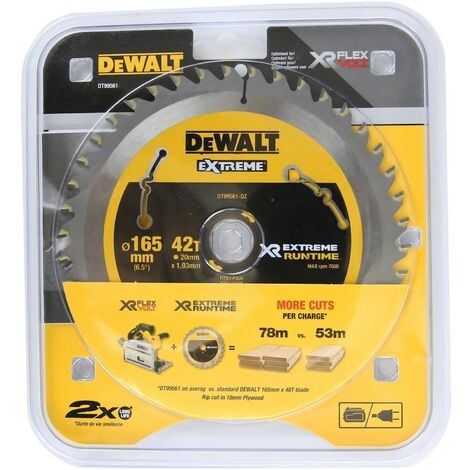 BANYO Dewalt DT99573-QZ Extreme Runtime FlexVolt Mitre Saw Blade 250mm 60 Tooth DCS727
