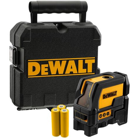 DeWalt - Niveau laser en croix + fil à plomb 50m - DW0822