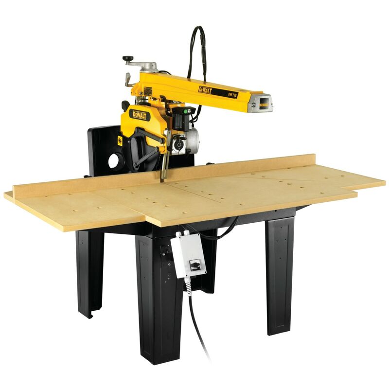 

Dewalt - DW729KN-XS Sierra de Brazo Radial 4.000W - 4 HP - Ø350mm - Trifásica - Prof. 110mm