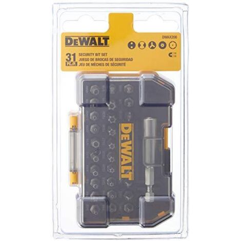 Dewalt DWAX200 Set di viti di sicurezza, 31 pezzi
