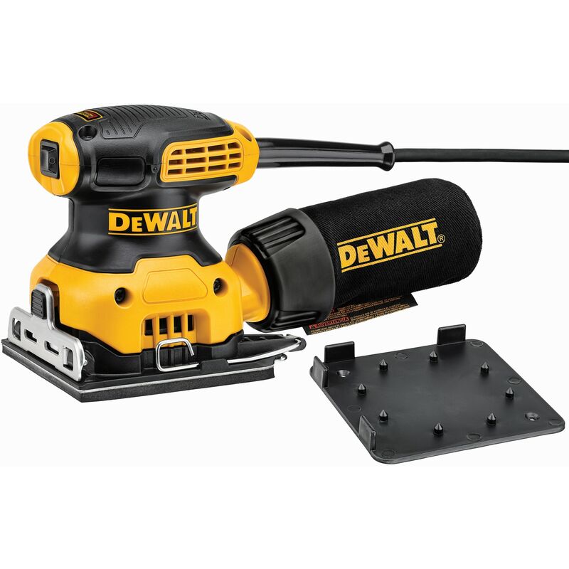 

DWE6411Z-IT Lijadora Orbital de 1/4 hoja 230W 14.000 opm 1/4 hoja, Ø órbita 1.6mm - Dewalt