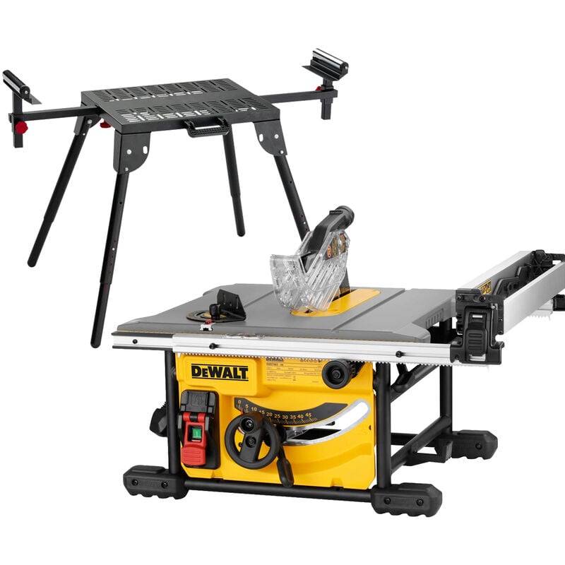 Dewalt Dwe7485 240v Compact Table Saw 210mm 1850w With Universal Stand Dewalt Us 5786