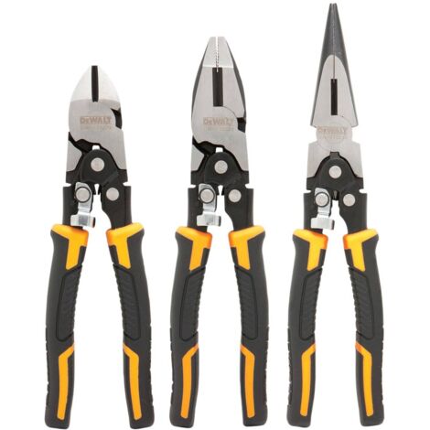 Dewalt DWHT0-70485 Compound Action Pliers Set, 3 Piece DHT070485