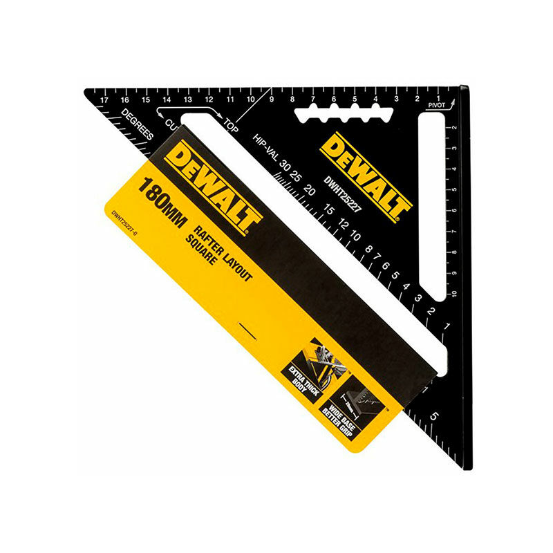 DWHT25227-0 18cm Metric Speed Square - Dewalt