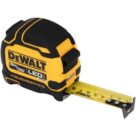 Dewalt DWHT35268S TOUGHSERIES™ 8m/26ft LED Lighted Tape Measure