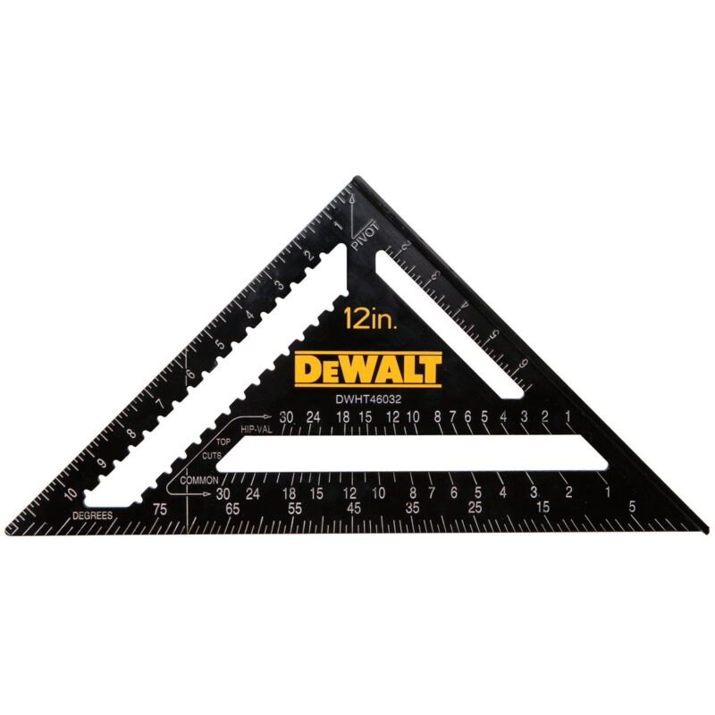 Dewalt DWHT46032-0 Rafter Layout Square 300mm / 12&apos&apos