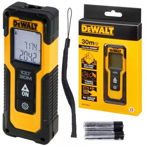 DEWALT DWHT77100 Laser Distance Measure 30m DEWDWFT77100