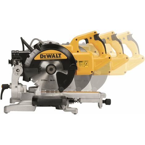 DeWALT Paneelsäge DWS774-QS - Kapp- / Gehrungssäge - Säge mit Sägeblatt Ø 216mm