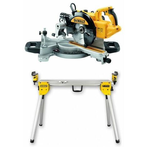 Dewalt Dws774set Scie A Onglet Radiale Sur Table De7033 Avec Indicateur De Coupe Xps 1400w 216