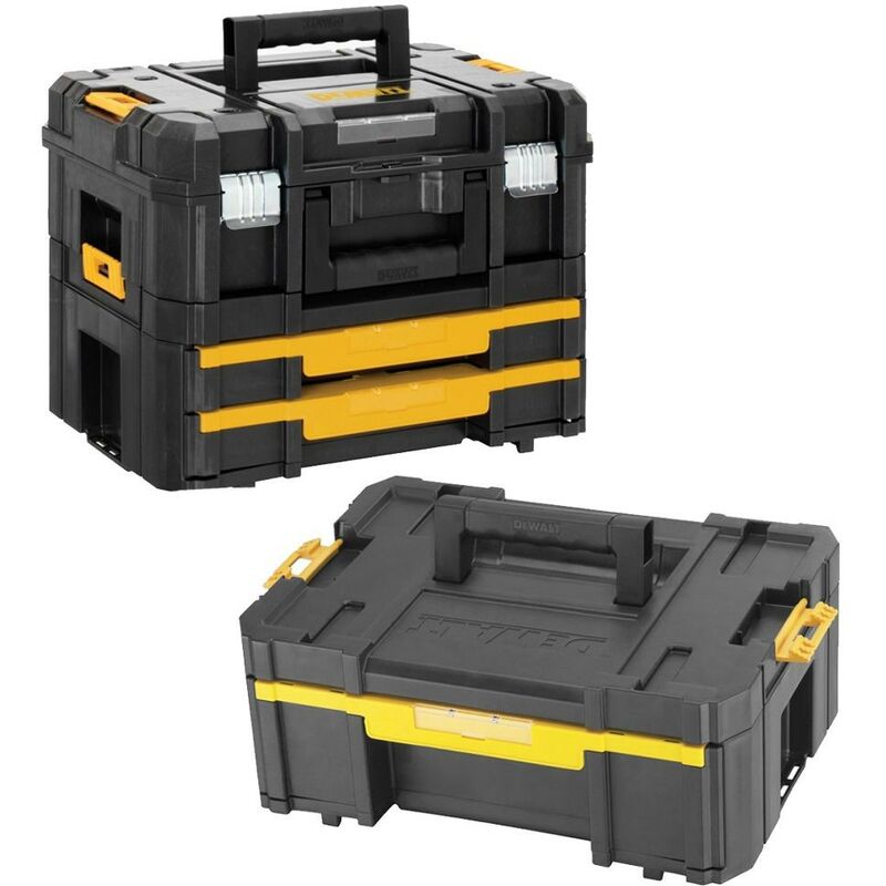 Dewalt - DWST1-70702 TStak Combo ii + iv and DWST1-70705 TStak iii Deep Tool Boxes