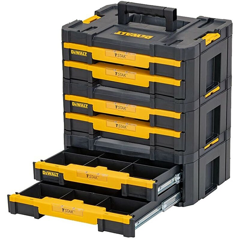 Dwst1 70706 Tstak Iv Tool Storage Box 2 Shallow Drawers 8l Capacity X 3