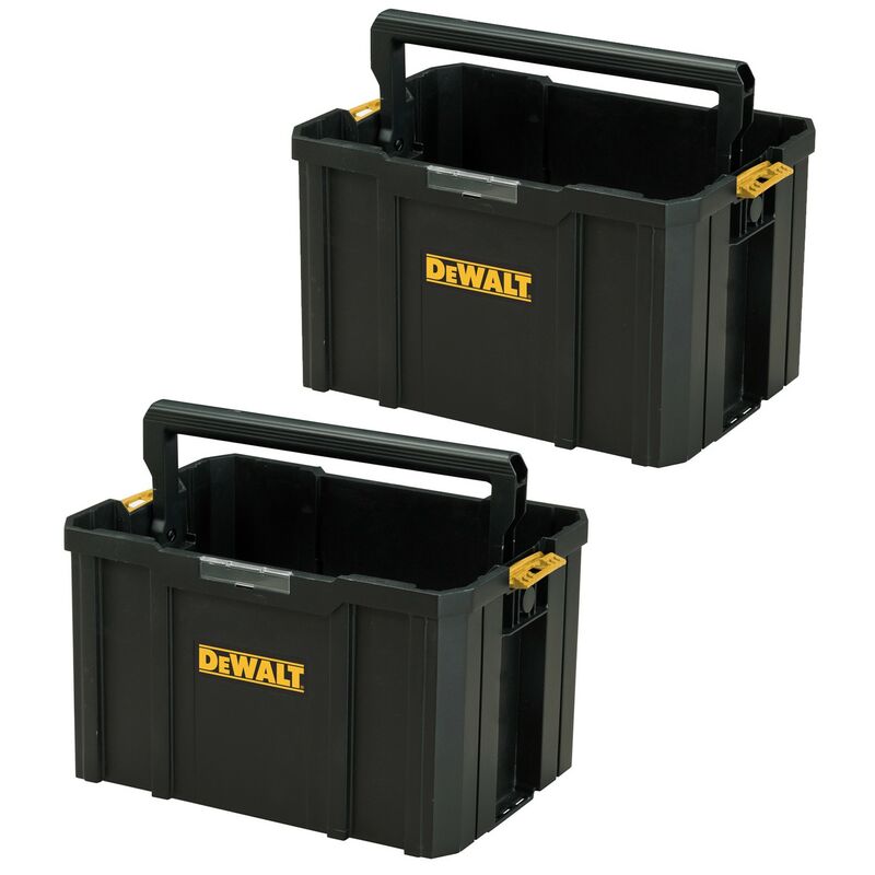 Dewalt DWST1-71228 Tstak Tool Carry Open Tote Tool Box Carrier - Twin Pack