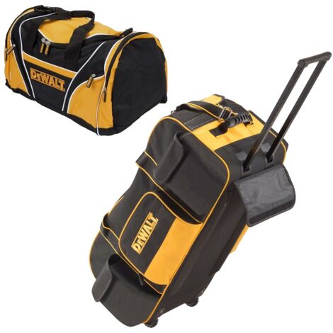 Dewalt DWST1-79210 Large Heavy Duty Tool Bag + Wheels + 18"" Carry Toolbag +Strap