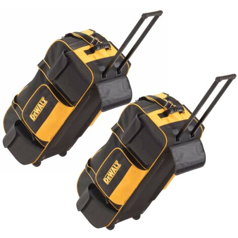 Dewalt DWST1-79210 Large Heavy Duty Tool Bag with Wheels and Carry Handle X 2