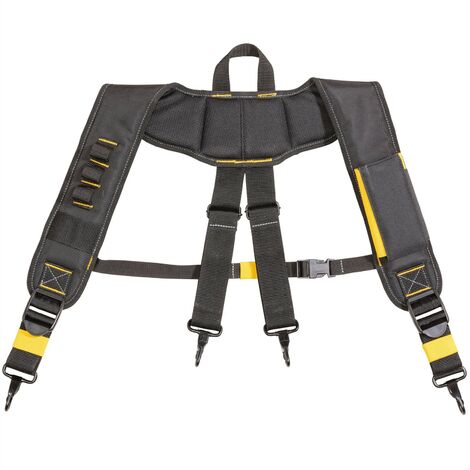Dewalt DWST40901-1 Heavy Duty Padded Professional Polyester Suspenders Belt Rig