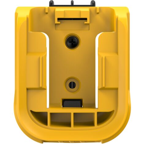 DeWalt DWST82820-0 XR - Set de 2 langlebige Akkuhalter für de Lithium-Ionen-Akkus de DEWALT XR, stoßfest, tragbar und sicher für den Einsatz am Arbeitsplatz und in der Werkstatt.