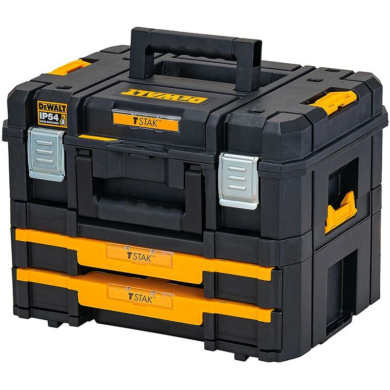 Image of Pack valigetta tstak ii + valigetta con doppio cassetto tstak iv Dewalt DWST83395-1)
