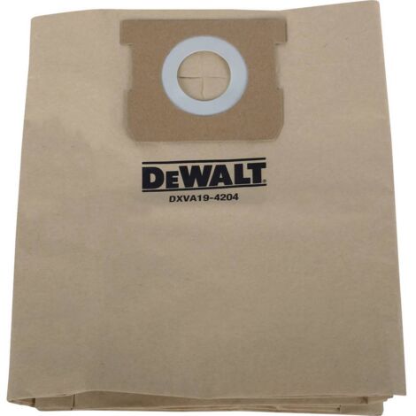 DEWALT DXVA19-4204 Sacchetto di raccolta sporcizia Kit da 3 1 KIT