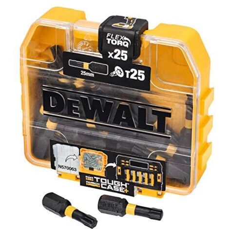 DEWALT EXTREME FLEXTORQ BitSet T25, 25mm 25-tlg