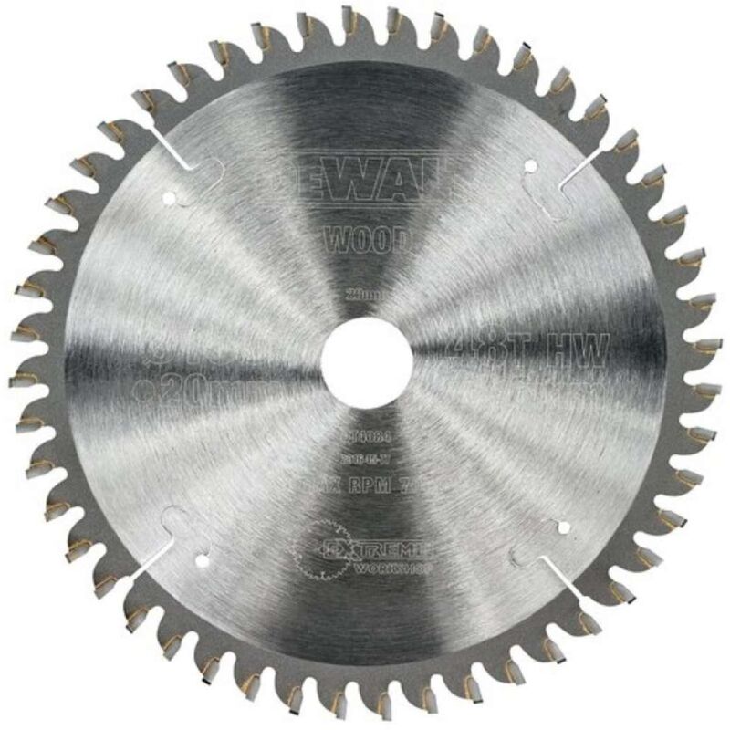Image of Zubehör - Sägeblatt Holz 160x20 mm, 48 Zähne DT4084 - Dewalt