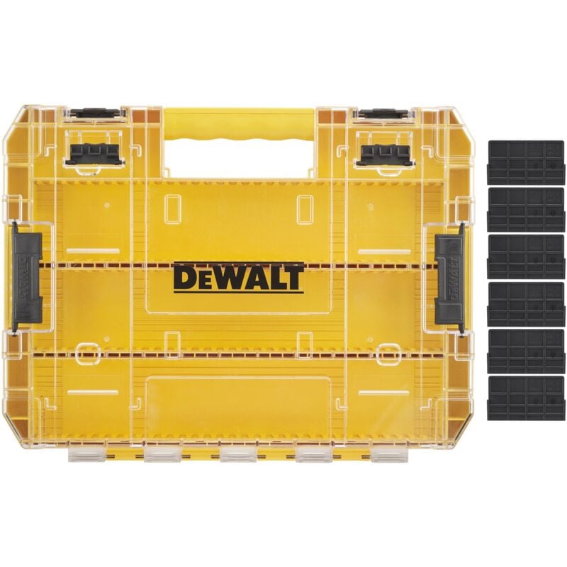 Image of Großer toughcase™ Koffer inkl. Trennfächer, leer zum Nachfüllen DT70839-QZ - Dewalt